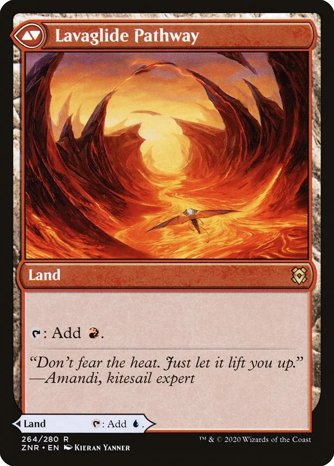Lavaglide Pathway (Zendikar Rising) - Magic: The Gathering in TCG Land