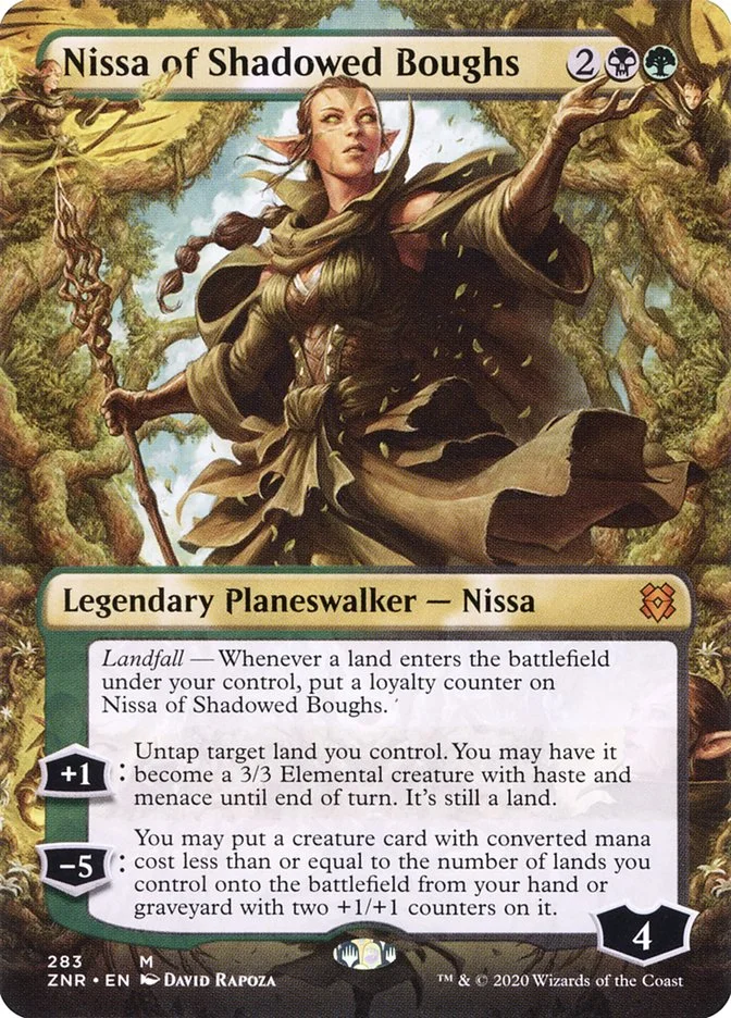 Nissa of Shadowed Boughs (Zendikar Rising) - Magic: The Gathering in TCG Land