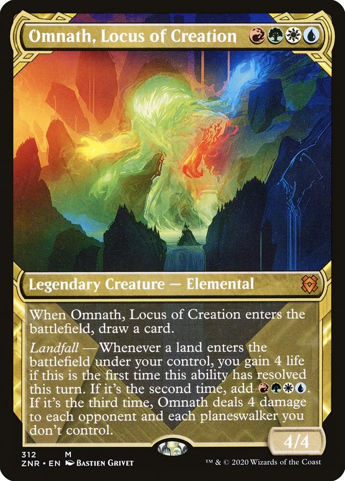 Omnath, Locus of Creation (Zendikar Rising) - Magic: The Gathering in TCG Land