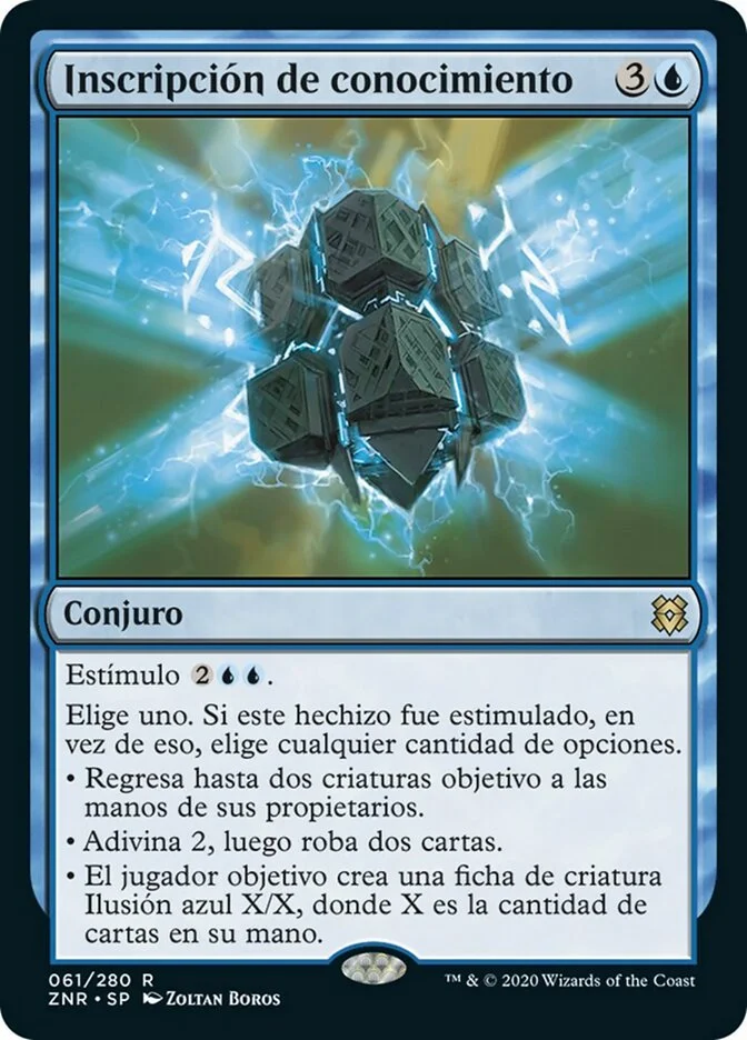 Inscripción de conocimiento (Zendikar Rising) - Magic: The Gathering in TCG Land México
