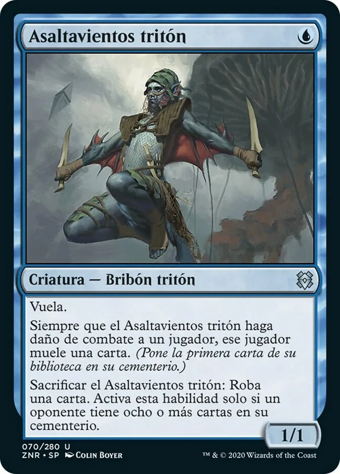 Asaltavientos tritón (Zendikar Rising) - Magic: The Gathering in TCG Land