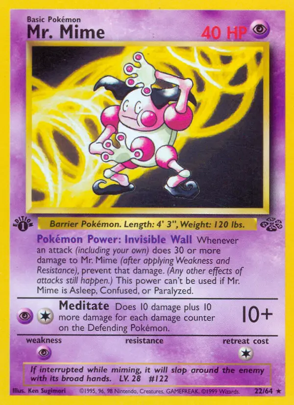 Mr. Mime (Jungle) - Pokémon in TCG Land