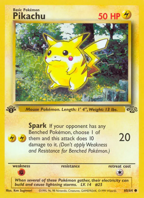 Pikachu (Jungle) - Pokémon in TCG Land México