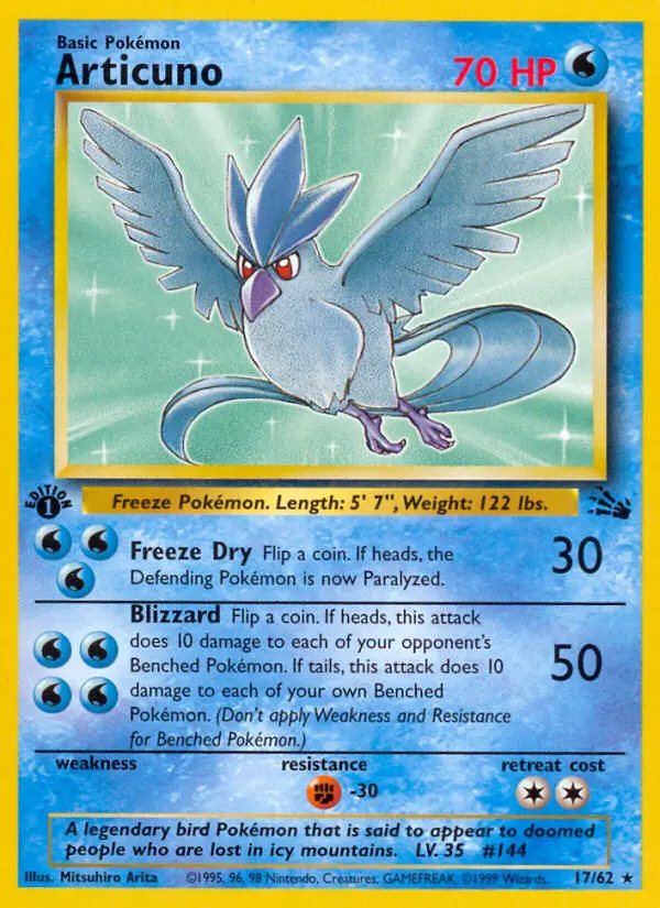Articuno (Fossil) - Pokémon in TCG Land México