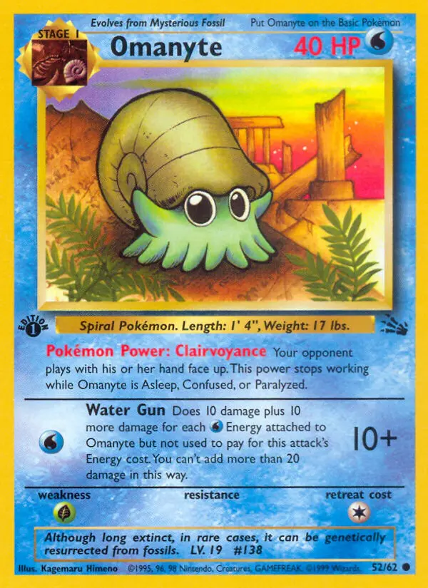 Omanyte (Fossil) - Pokémon in TCG Land México