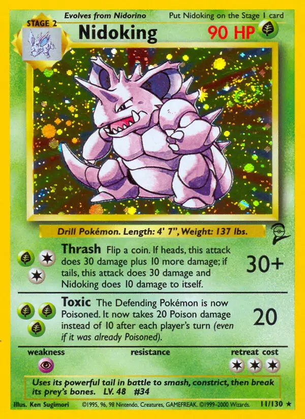 Nidoking (Base Set 2) - Pokémon in TCG Land México