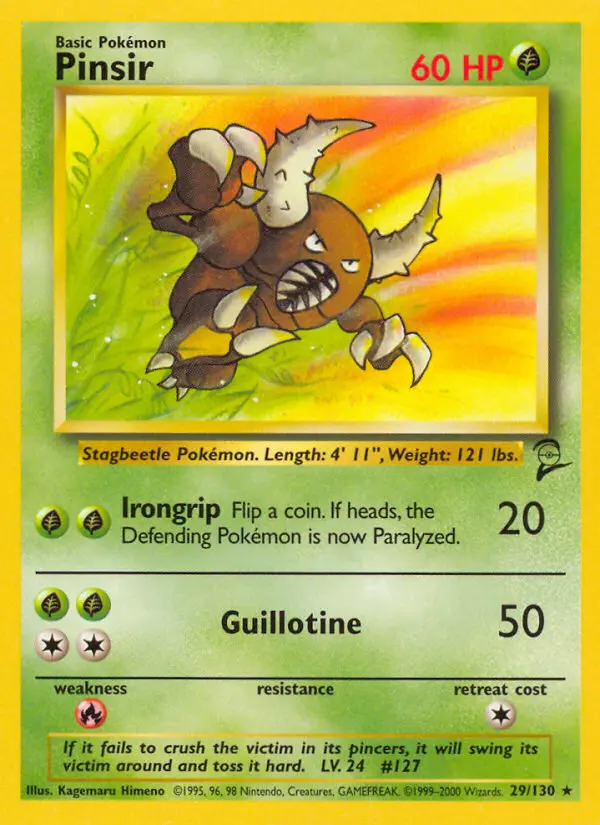 Pinsir (Base Set 2) - Pokémon in TCG Land México