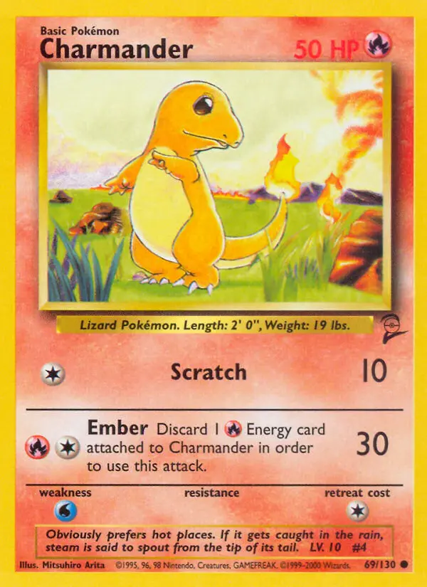 Charmander (Base Set 2) - Pokémon in TCG Land México
