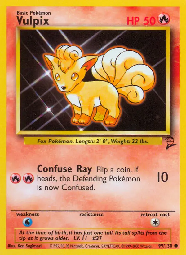 Vulpix (Base Set 2) - Pokémon in TCG Land