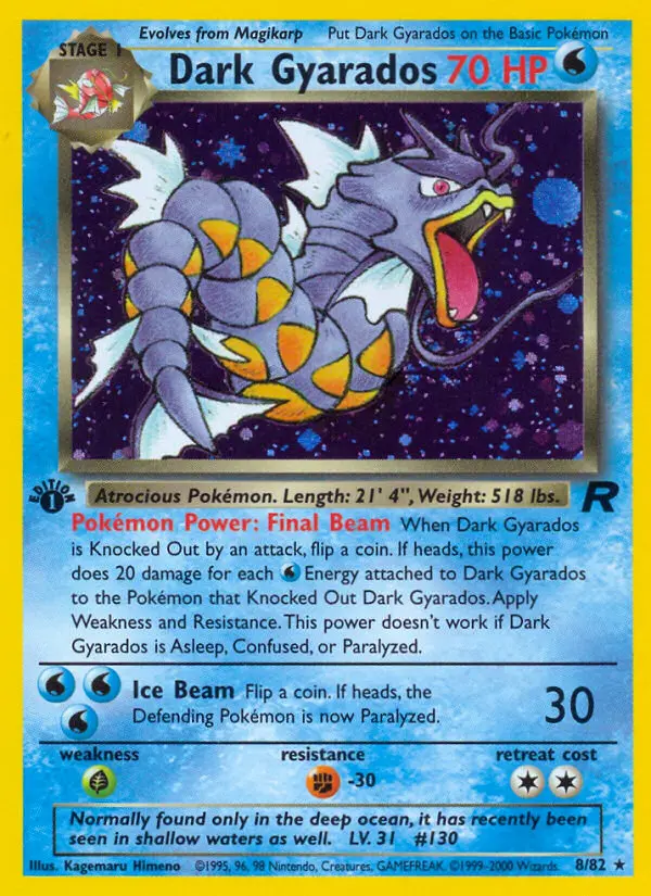 Dark Gyarados (Team Rocket) - Pokémon in TCG Land
