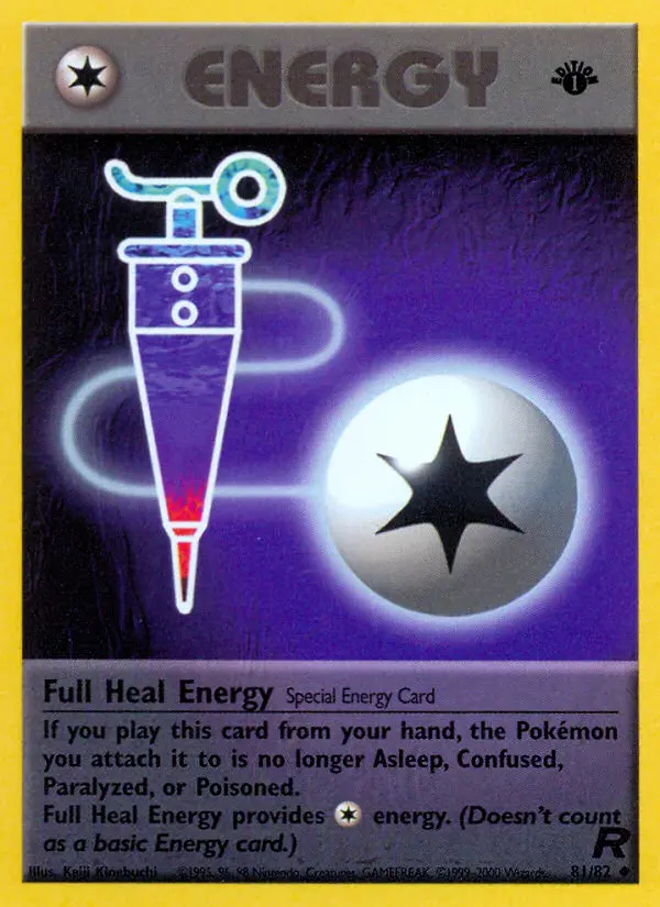 Full Heal Energy (Team Rocket) - Pokémon in TCG Land