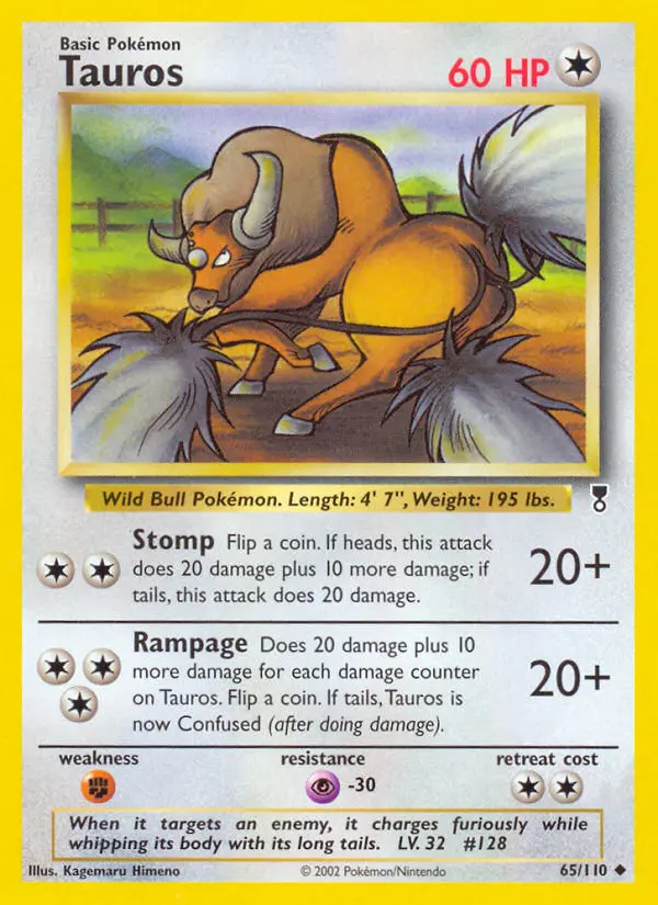 Tauros (Legendary Collection) - Pokémon in TCG Land