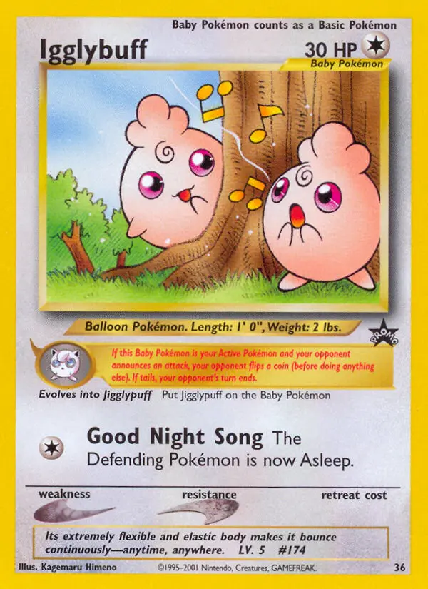 Igglybuff (Wizards Black Star Promos) - Pokémon in TCG Land