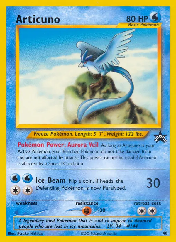 Articuno (Wizards Black Star Promos) - Pokémon in TCG Land México