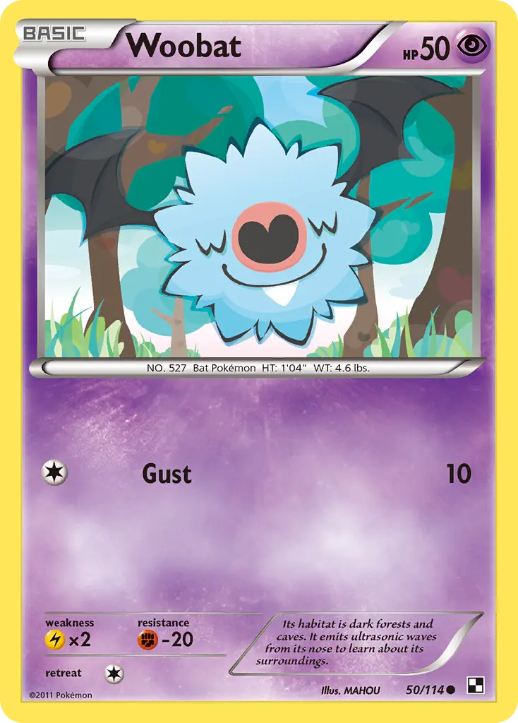 Woobat (Black & White) - Pokémon in TCG Land México