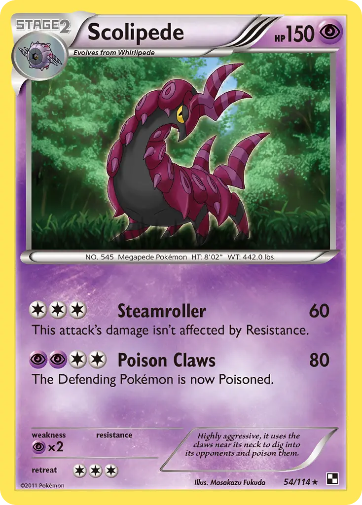 Scolipede (Black & White) - Pokémon in TCG Land México