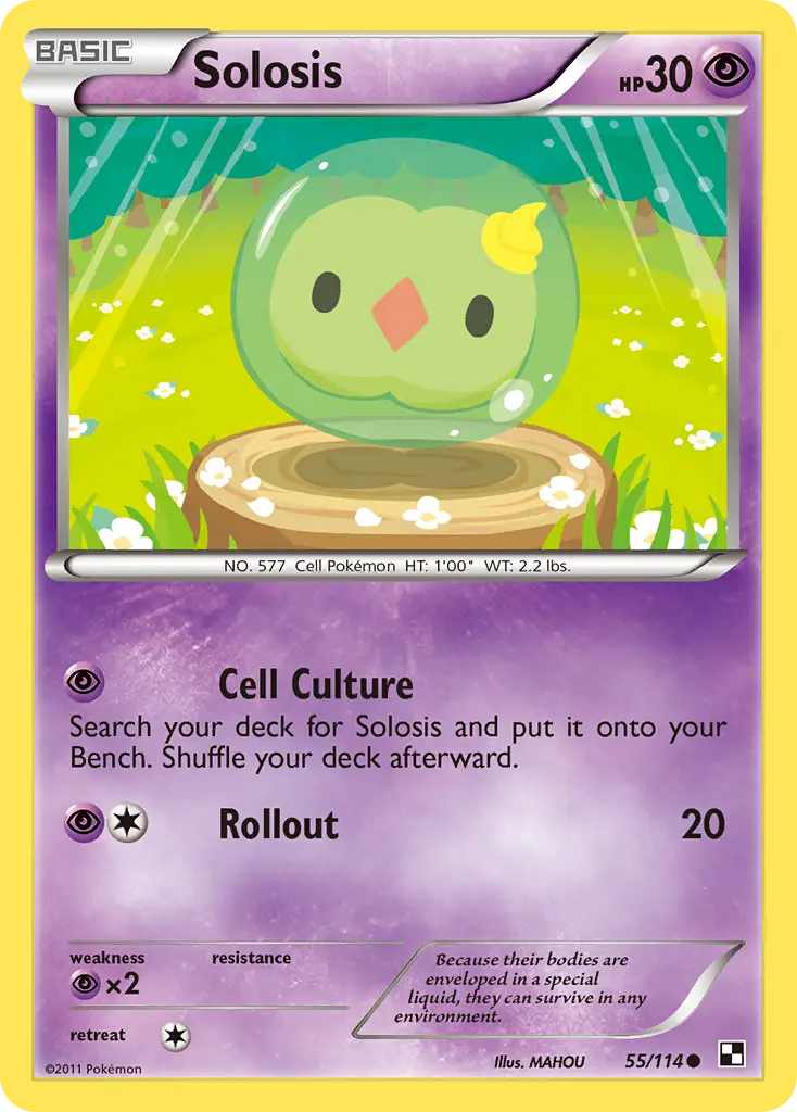 Solosis (Black & White) - Pokémon in TCG Land