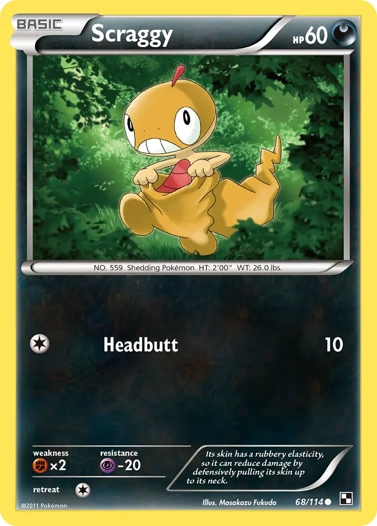 Scraggy (Black & White) - Pokémon in TCG Land