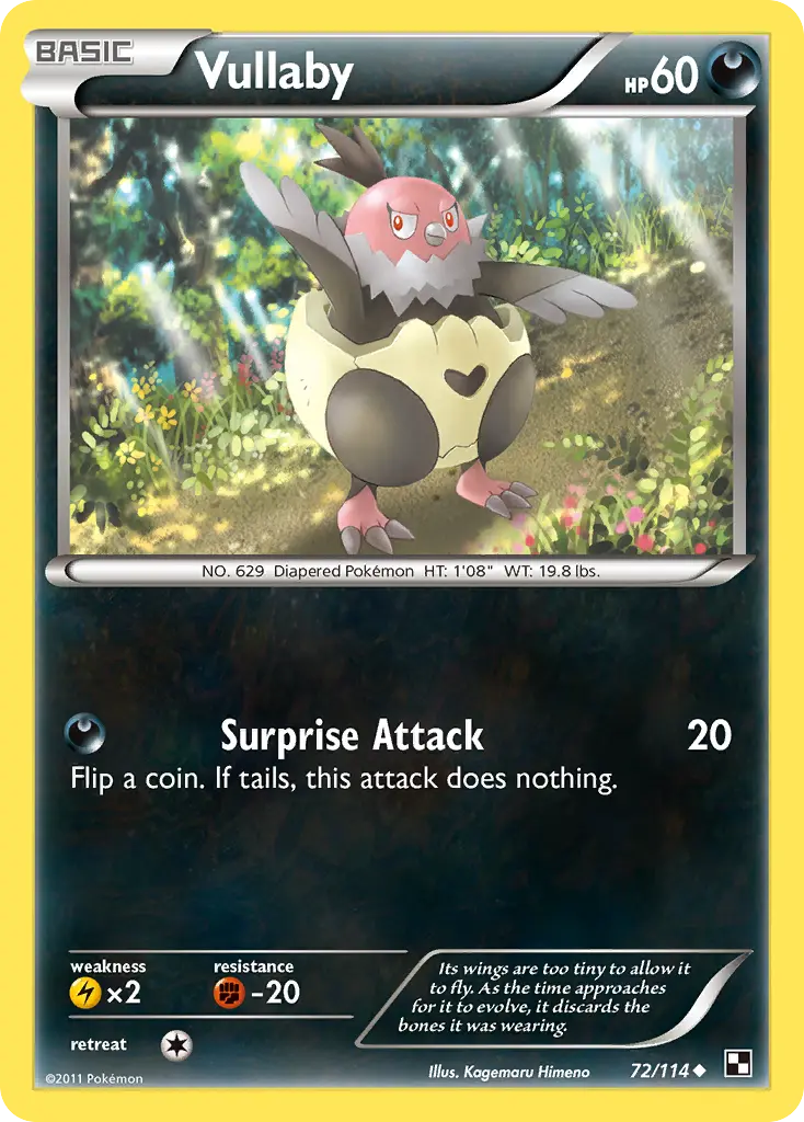Vullaby (Black & White) - Pokémon in TCG Land