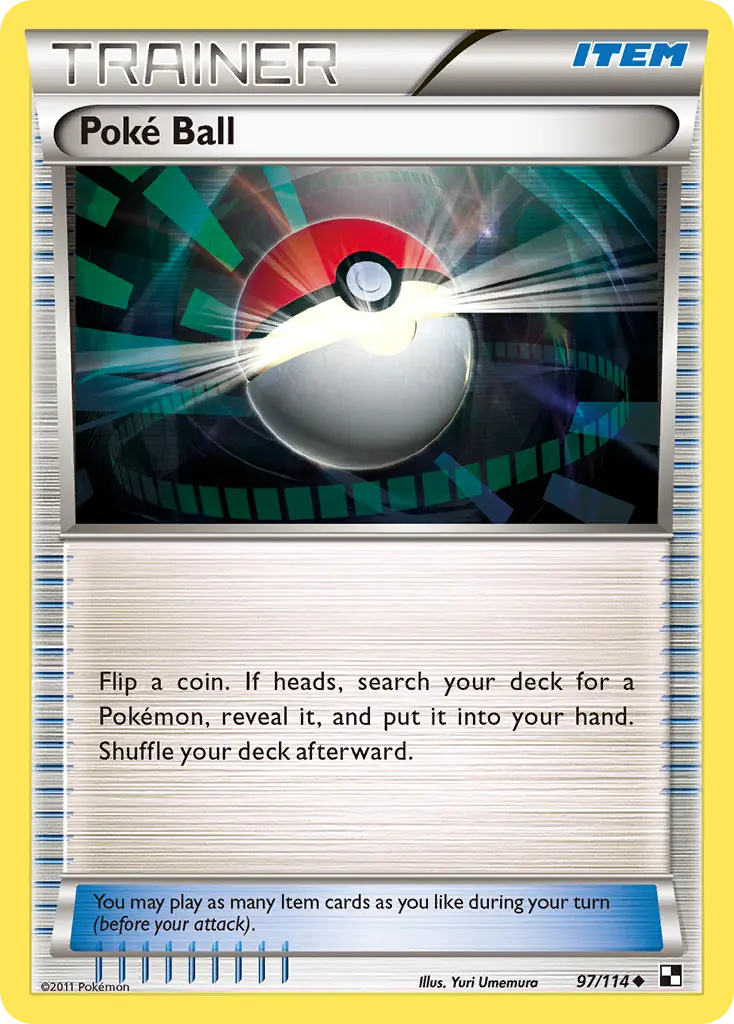 Poké Ball (Black & White) - Pokémon in TCG Land México