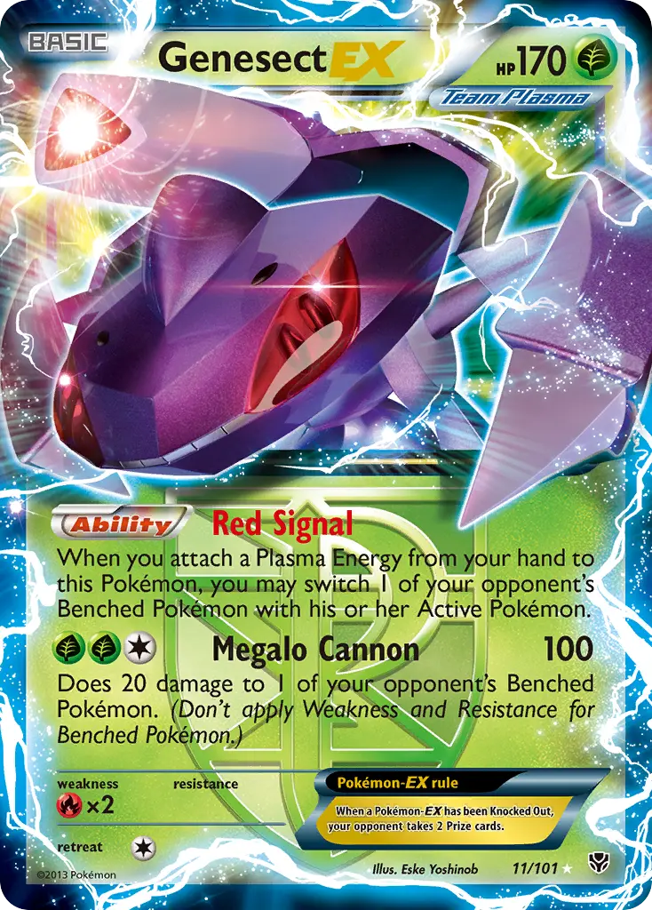 Genesect-EX (Plasma Blast) - Pokémon in TCG Land México