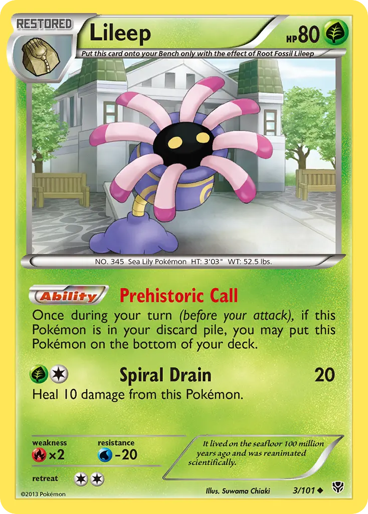 Lileep (Plasma Blast) - Pokémon in TCG Land México