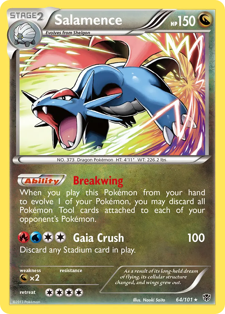 Salamence PKM (Plasma Blast) Pokémon - TCG Land México