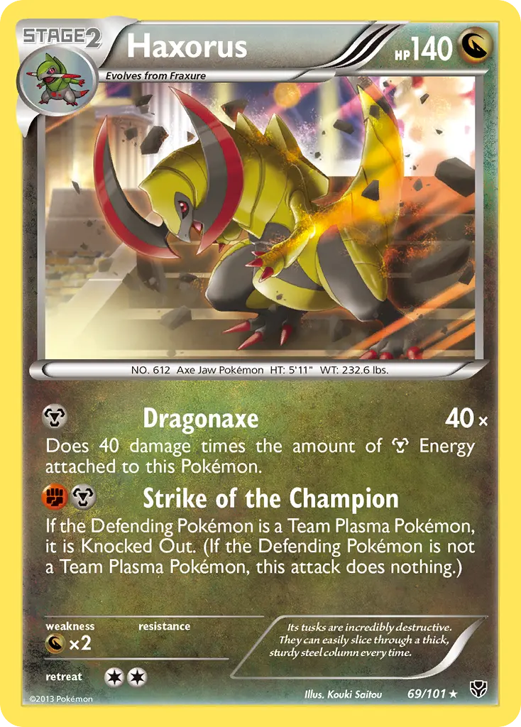 Haxorus (Plasma Blast) - Pokémon in TCG Land