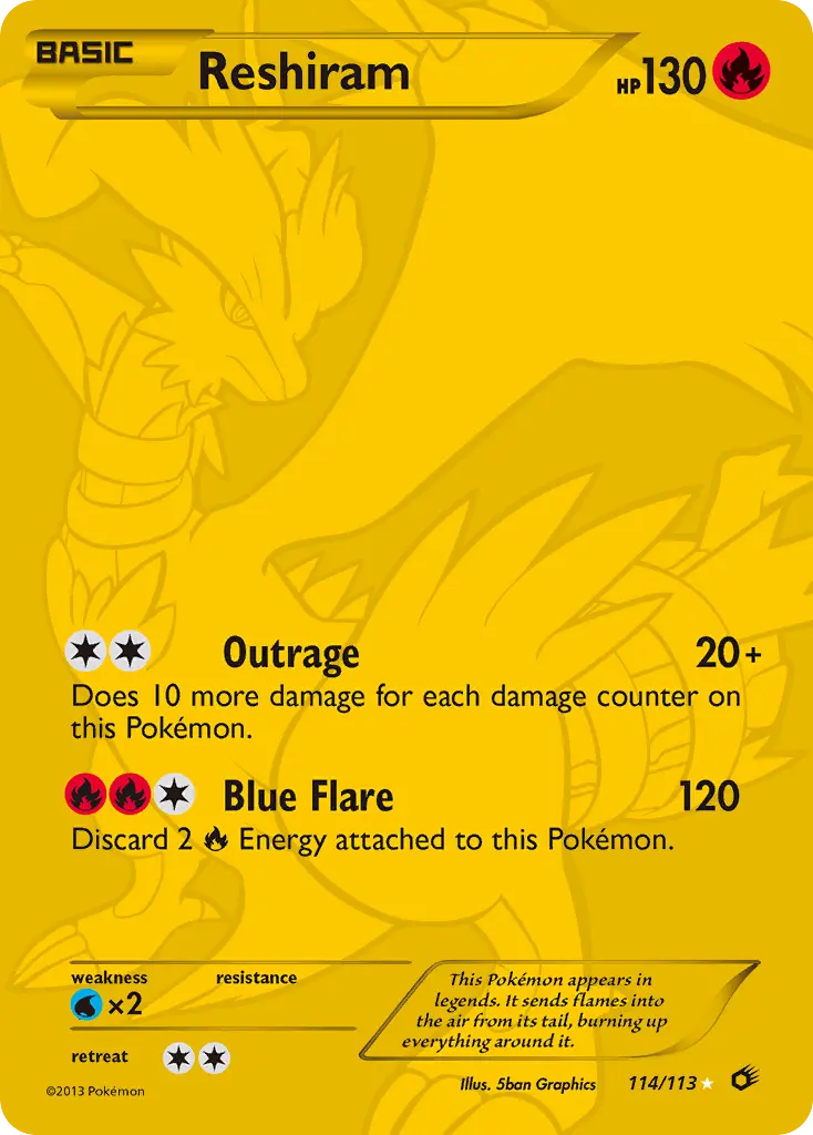 Reshiram (Legendary Treasures) - Pokémon in TCG Land