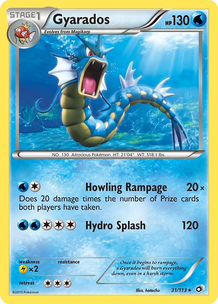 Gyarados (Legendary Treasures) - Pokémon in TCG Land México