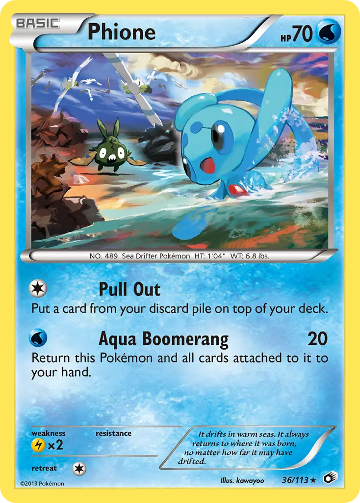 Phione (Legendary Treasures) - Pokémon in TCG Land