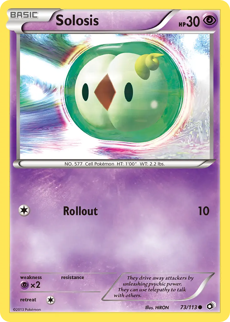 Solosis (Legendary Treasures) - Pokémon in TCG Land