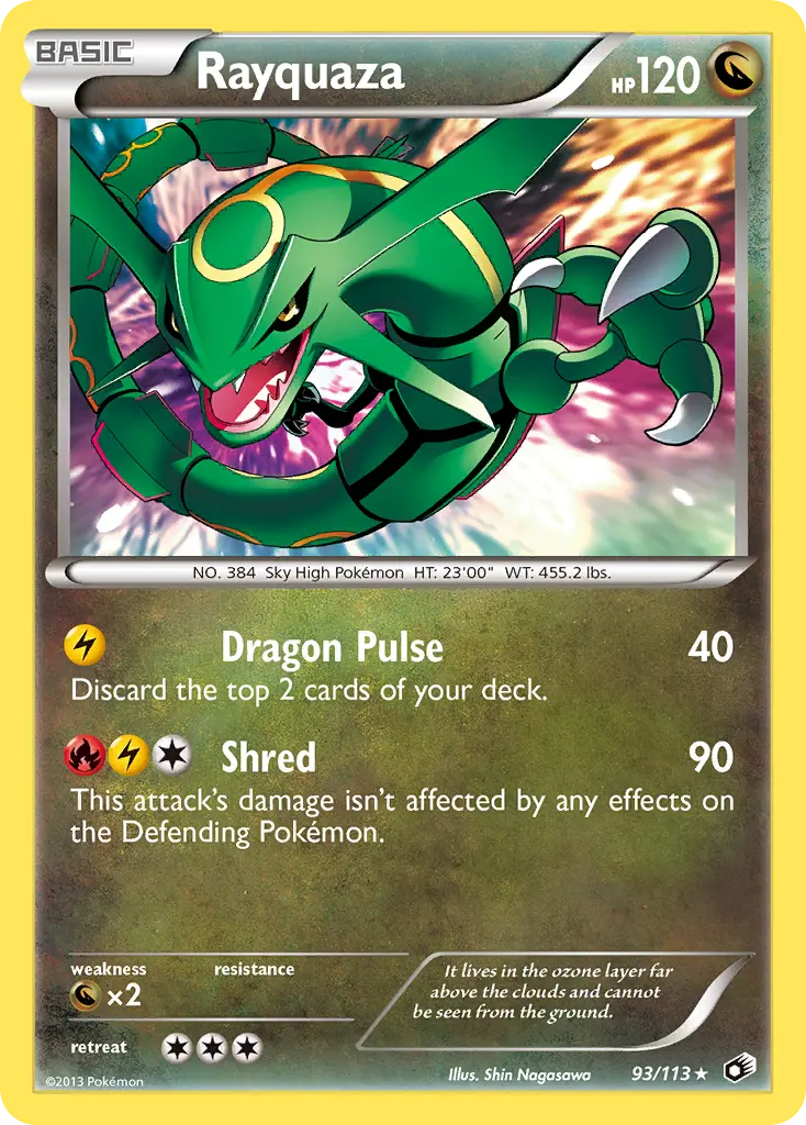 Rayquaza (Legendary Treasures) - Pokémon in TCG Land México