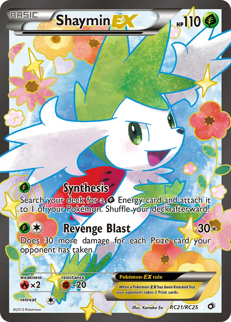 Shaymin-EX (Legendary Treasures) - Pokémon in TCG Land