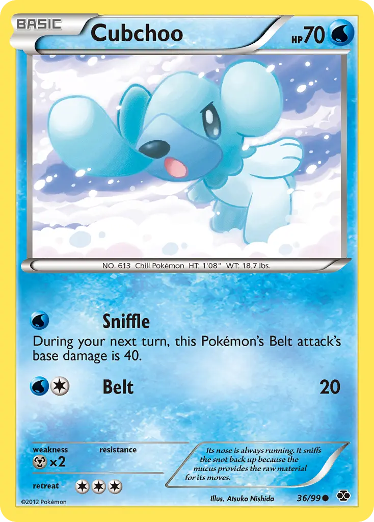 Cubchoo (Next Destinies) - Pokémon in TCG Land