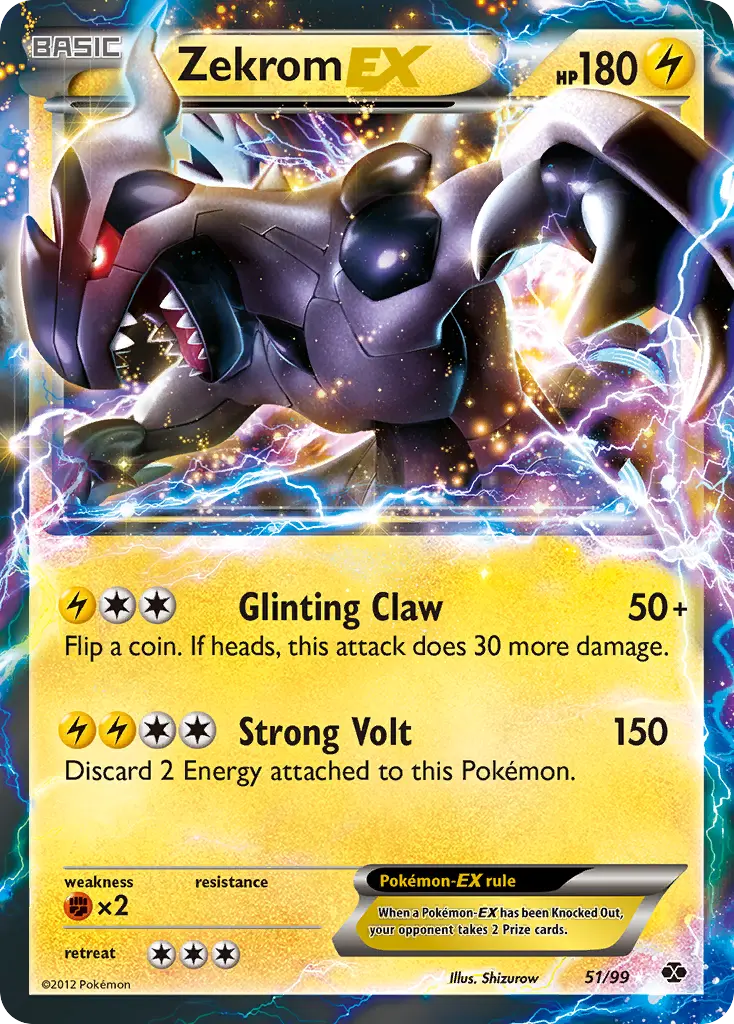 Zekrom-EX (Next Destinies) - Pokémon in TCG Land