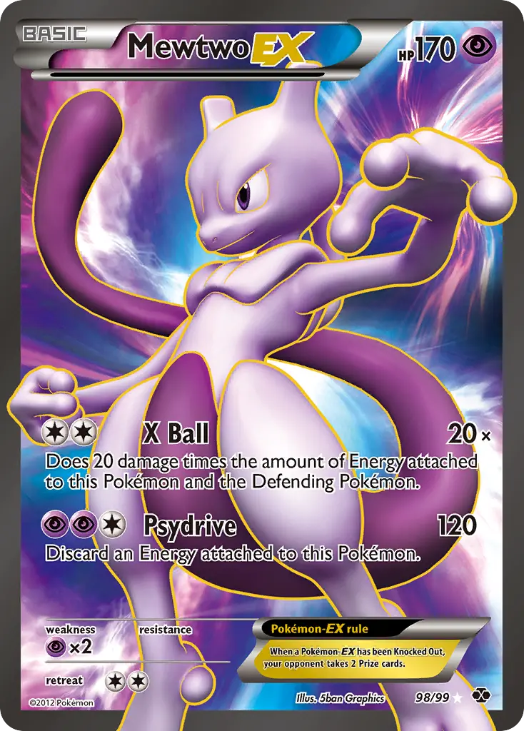 Mewtwo-EX (Next Destinies) - Pokémon in TCG Land