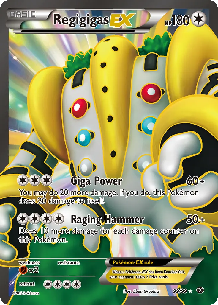 Regigigas-EX (Next Destinies) - Pokémon in TCG Land
