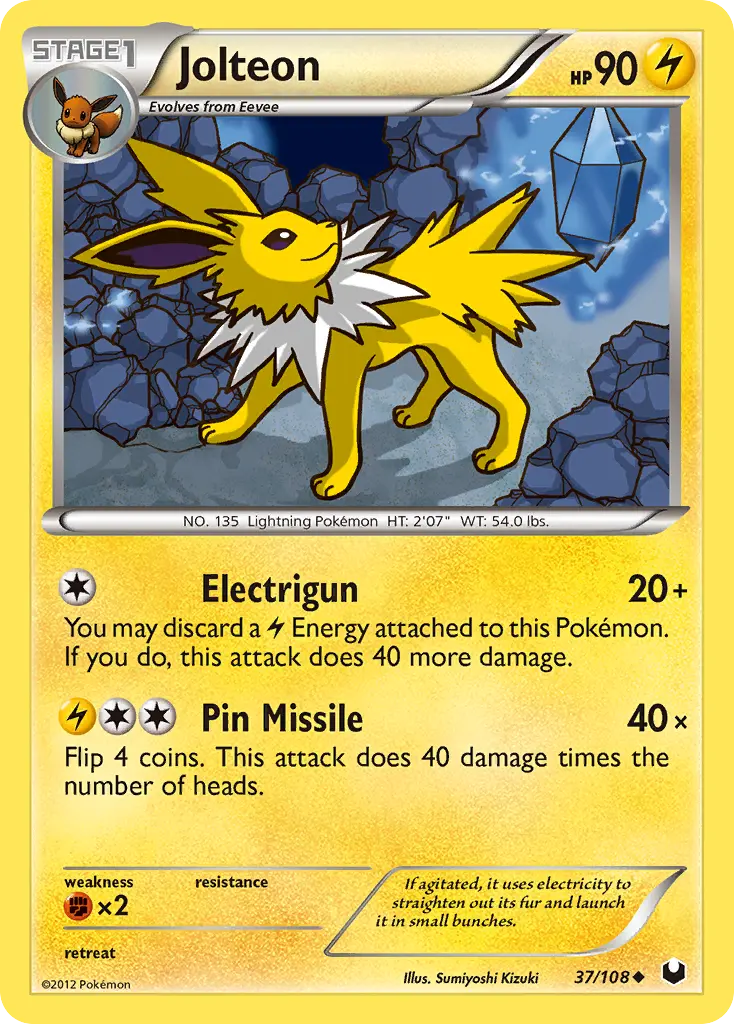 Jolteon (Dark Explorers) - Pokémon in TCG Land México