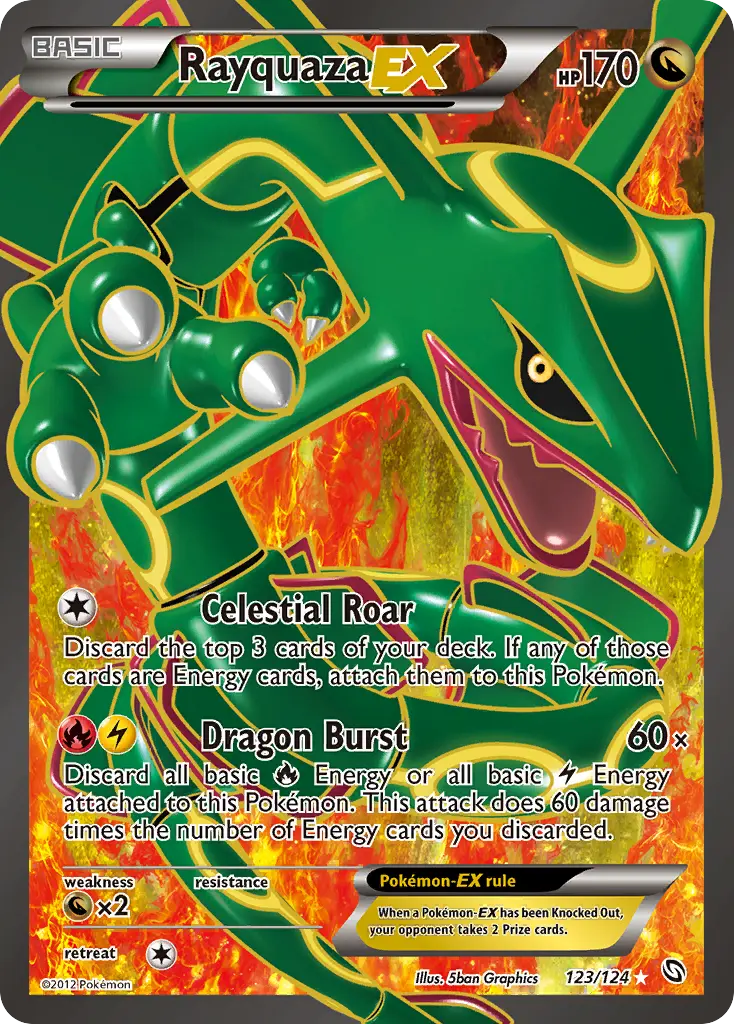 Rayquaza-EX (Dragons Exalted) - Pokémon in TCG Land México