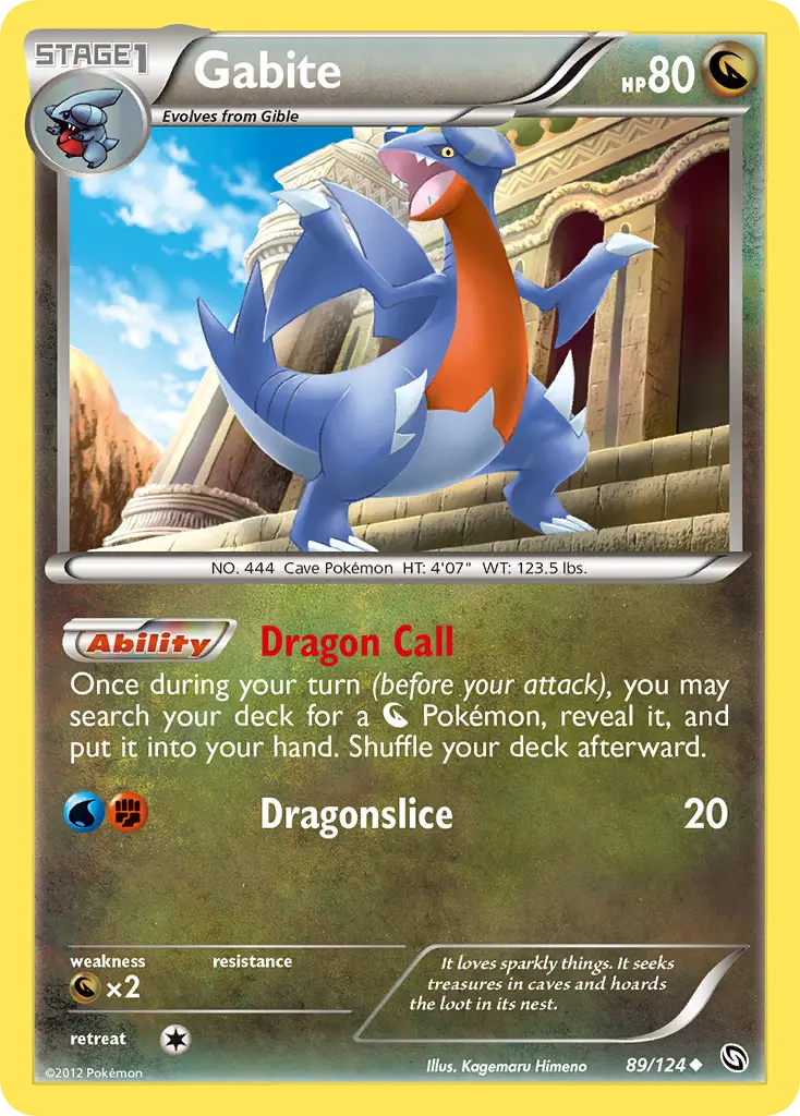 Gabite (Dragons Exalted) - Pokémon in TCG Land México