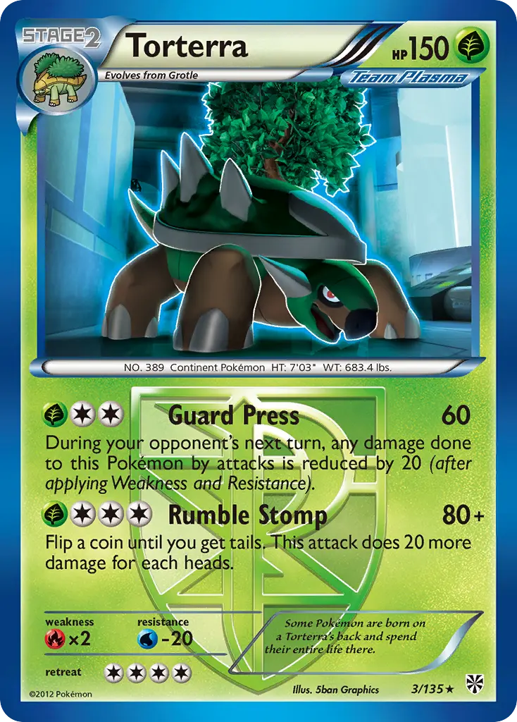 Torterra (Plasma Storm) - Pokémon in TCG Land México