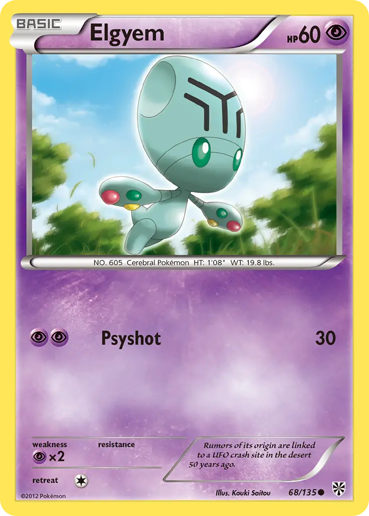 Elgyem (Plasma Storm) - Pokémon in TCG Land México