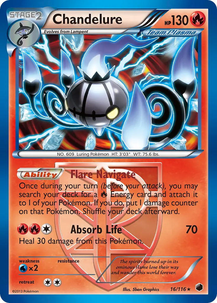 Chandelure (Plasma Freeze) - Pokémon in TCG Land México