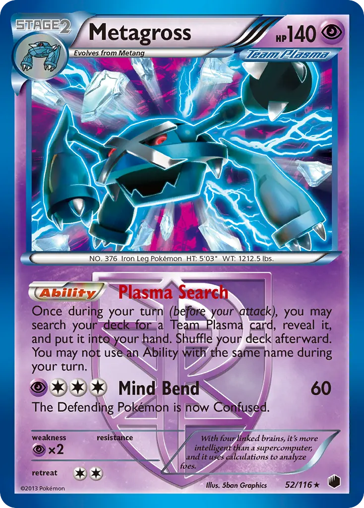 Metagross (Plasma Freeze) - Pokémon in TCG Land