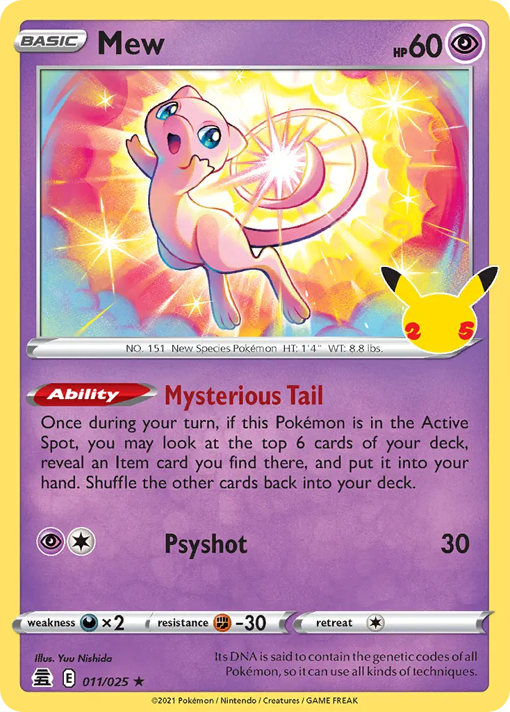 Mew (Celebrations) - Pokémon in TCG Land México