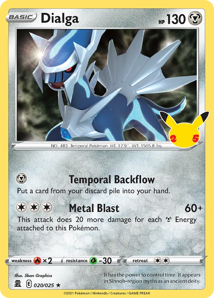 Dialga (Celebrations) - Pokémon in TCG Land México