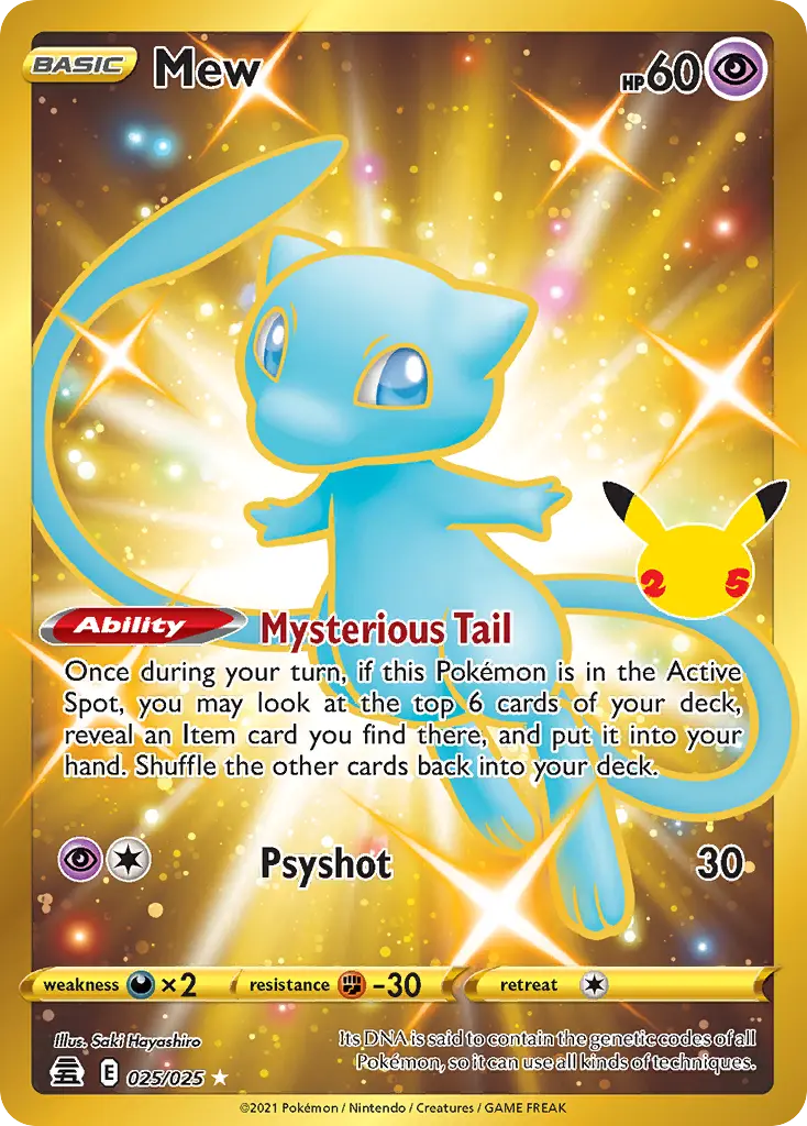 Mew (Celebrations) - Pokémon in TCG Land