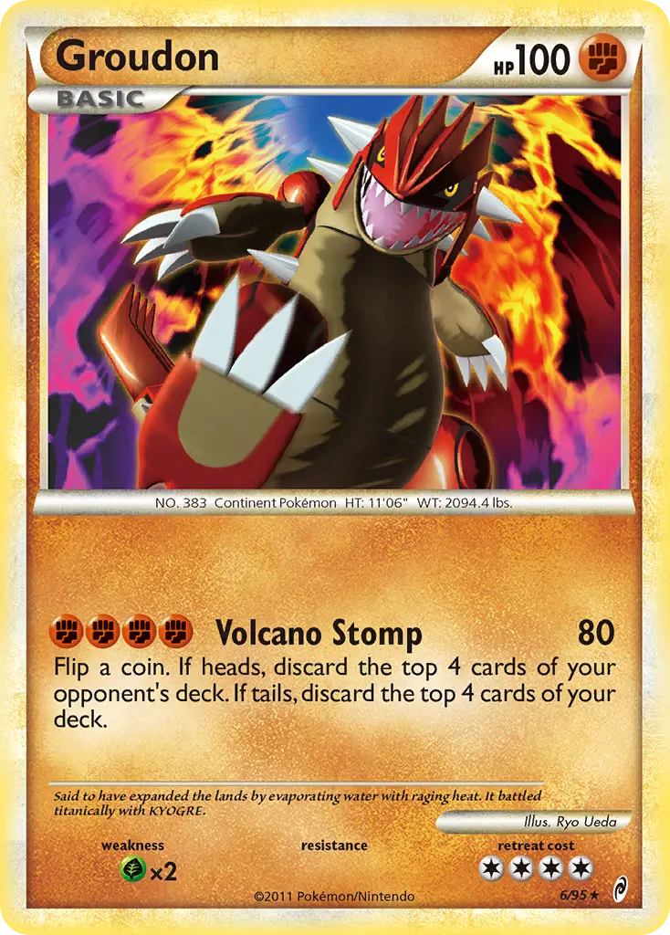 Groudon (Call of Legends) - Pokémon in TCG Land México
