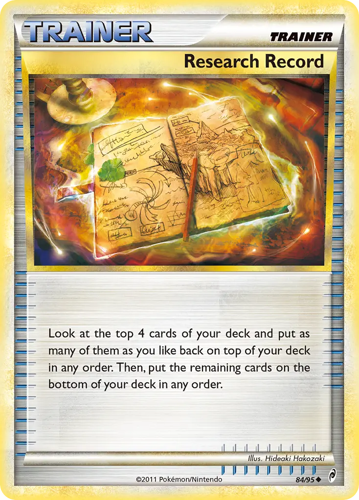 Research Record (Call of Legends) - Pokémon in TCG Land